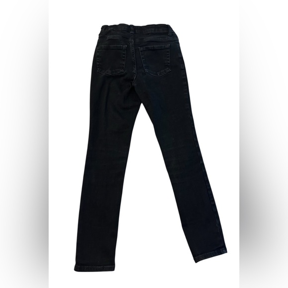 Cat & Jack Girls 12 Blue Straight Jeans and Girls 12 Black Skinny Jeans BUNDLE! - Picture 9 of 13